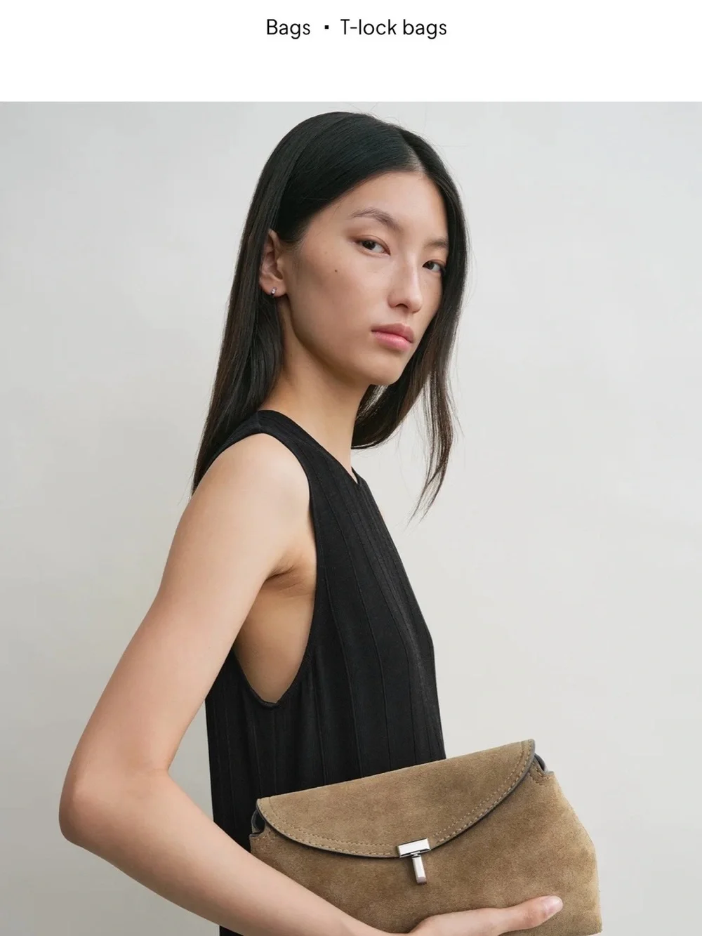 Toteme sculptural clutch